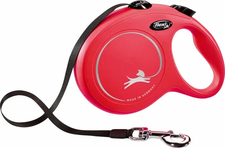 Flexi Rollijn Hondenriem Classic Rood L 8m
