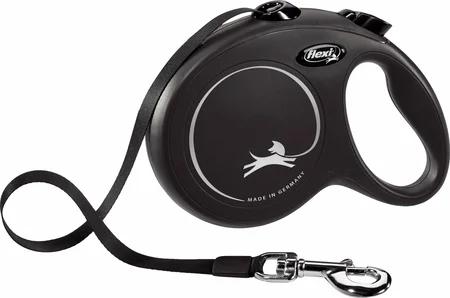 Flexi Rollijn Hondenriem Classic Zwart L 5m