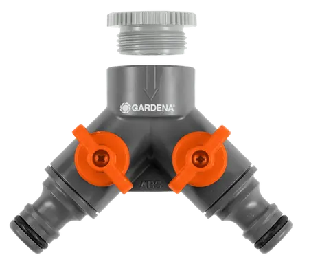 Gardena 2-Weg Waterverdeler 21mm/26,5mm