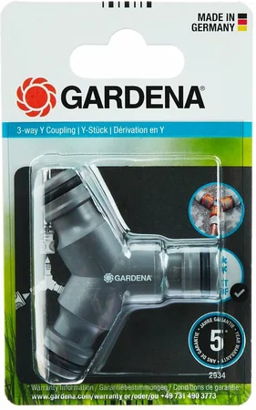Gardena 3-Wegstuk Slangkoppeling