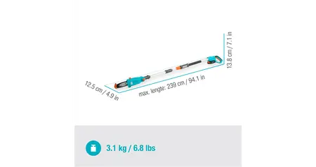 Gardena Accu Snoeizaag Telescoop TCS 20/18 Solo