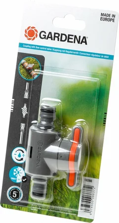 Gardena Koppeling met Regulierventiel 