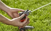 Gardena sproeier instellen