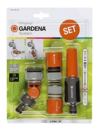 Gardena startset met scharnierend kraanstuk