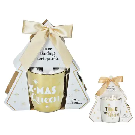 Geschenkset Kerstmok Goud Assorti 1st