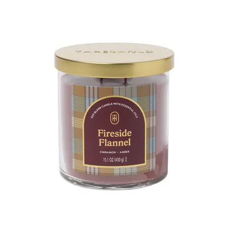 Geurkaars Fireside Flannel 10,5cm