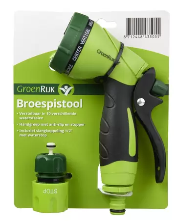 GroenRijk Broespistool + Waterstop