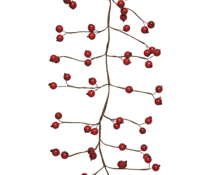Guirlande Bessen Foam Rood 130cm