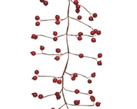 Guirlande Bessen Foam Rood 130cm