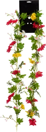 Guirlande Bloemen 180cm Assorti 1st
