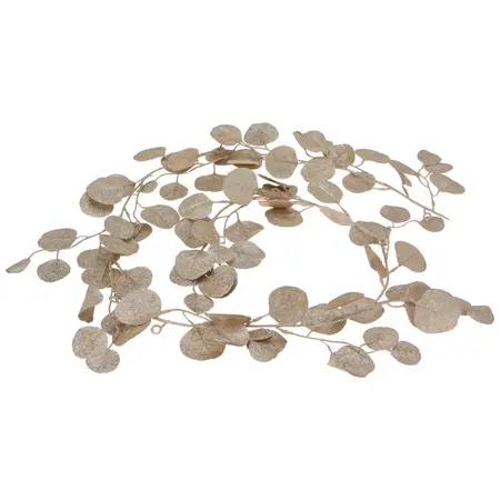 Guirlande Glitter Blad 180cm Champagne 1st