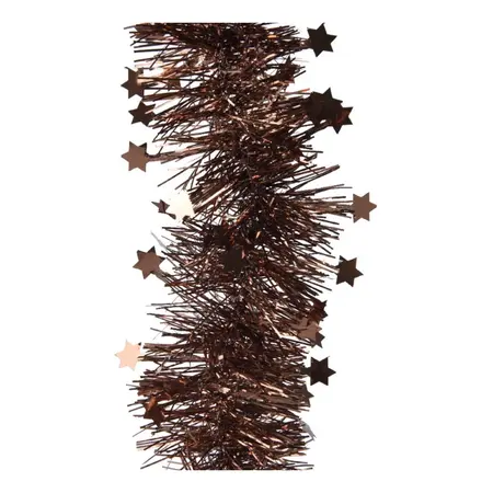 Guirlande Lametta Ster 270cm Ø9cm Espresso Bruin