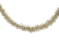 Guirlande Lametta Ster 270cm Ø9cm Parel