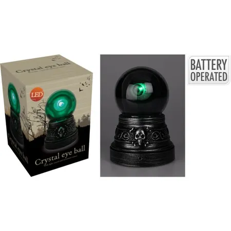 Halloween Kristallen Oog Bol met LED, Beweging en Geluid