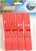 Handdoeklemmen Set 4st Assorti