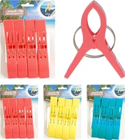 Handdoeklemmen Set 4st Assorti