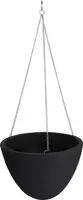 Hangende bloempot antraciet 33cm