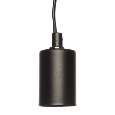 Snoerpendel Hanglamp E27 Fitting Zwart