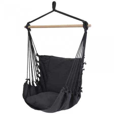 Hangstoel met Kussen Grijs