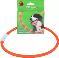 Honden LED Halsband Oranje