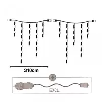 IJspegelverlichting Koppelbaar Uitbreidingsset 160 LED 3m