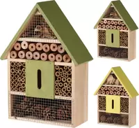 Insectenhotel 30cm Geel/Groen