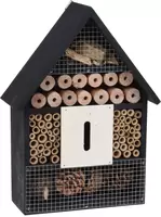 Insectenhotel Zwart 30cm Tuincollectie.nl