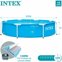 Intex Zwembad Metal Frame Ø244cm