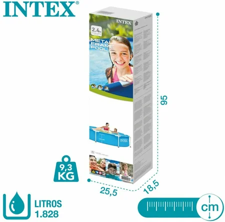 Intex Zwembad Metal Frame Ø244cm