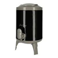 Jens Living Sapdispenser Set met 4 Bekers Zwart