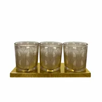 Kaars in Glas 3-Pack Assorti