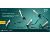 Kaarsverlichting 16 kaarsen 6m