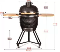 Kamado Classic Barbecue 20 inch Black