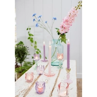 Kandelaar Flower Glas Ø10,5cm Assorti 1st
