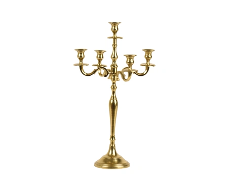Kandelaar Metaal Goud 60cm