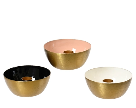 Kandelaar Metaal Goud Assorti 1st