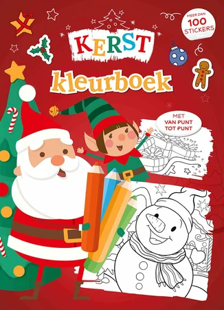 Kerst Kleurboek 1st