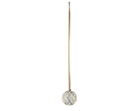 Kerstbal 30 LED Ø14cm Transparant WW