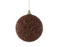 Kerstbal Foam Kraal Ø8cm Espresso Bruin 1st
