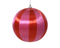 Kerstbal Happy Stripes Foam Ø6cm