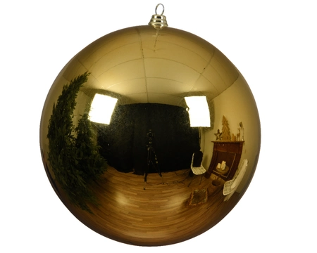 Kerstbal Plastic Ø25cm Goud 1st