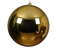 Kerstbal Plastic Ø25cm Goud 1st