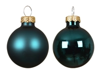 Kerstballen Glas Ø3,5cm Emerald Groen 16st