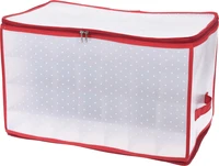 Kerstballen Opbergdoos Transparant 56,5x33x34cm 