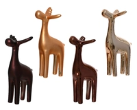 Kerstbeeld Hert Porselein 25,6cm Assorti 1st