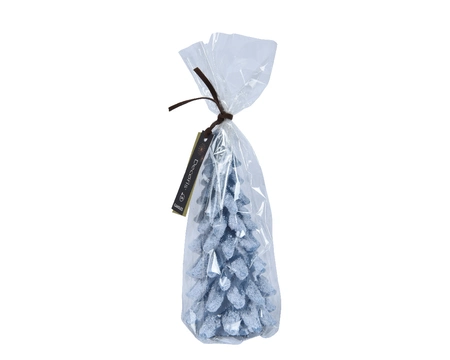 Kerstboom Kaars Wax 16,5cm Blauw