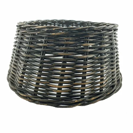 Kerstboommand Rotan Zwart Ø60cm