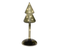 Kerstboompje Glas LED Groen 24cm