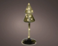 Kerstboompje Glas LED Groen 24cm