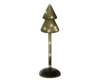 Kerstboompje Glas LED Groen 29cm